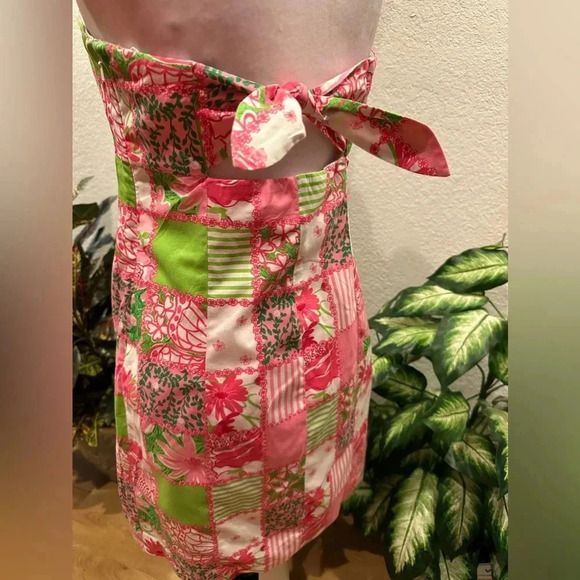 Lilly Pulitzer strapless mini dress size 6 - Picture 6 of 11